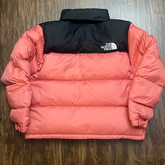 The North Face 1996 Retro Nuptse 700 fill Jacket Puffer black coral Pink XL - Picture 4 of 16